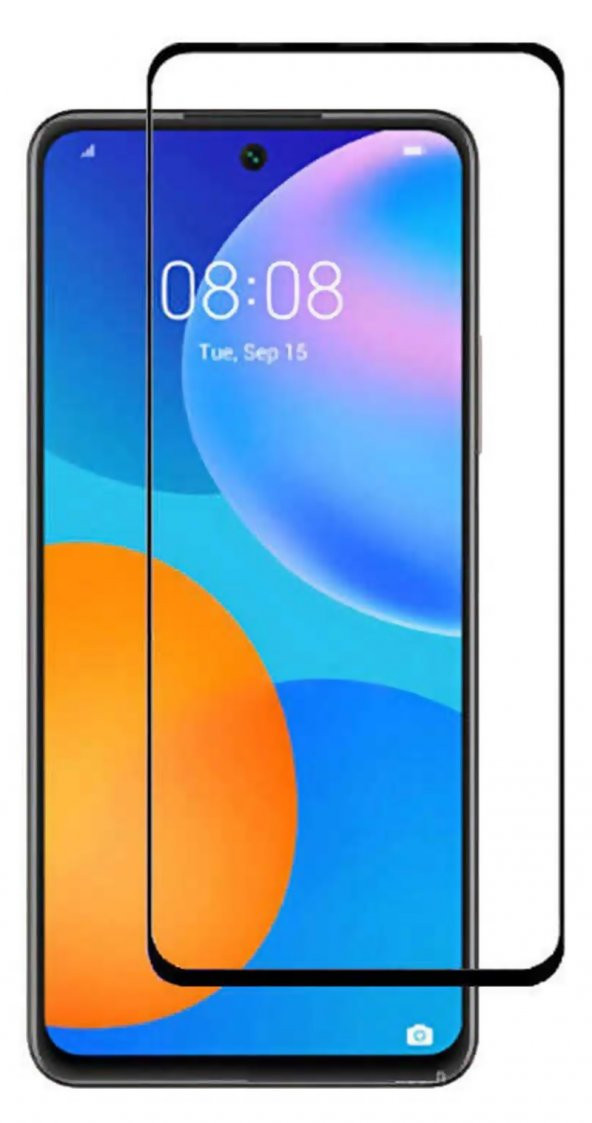 Huawei P Smart 2021 Ekran Koruyucu 2 Adet Temperli 5D Tam Ekran Cam