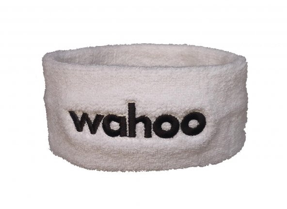 Wahoo Terry Cloth Sweatband - White