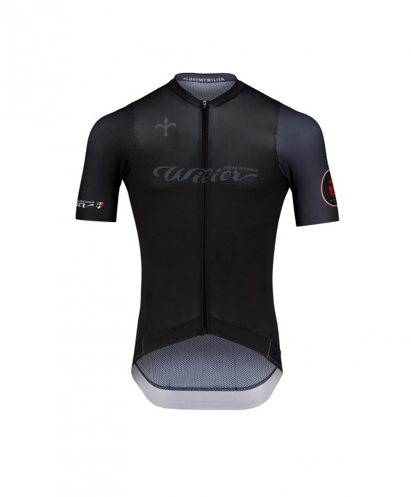 Wilier Triestina WL285BL Maglia Cycling Club Uomo Siyah Forma (L)