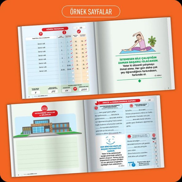 Adeda Dikkati Güçlendirme Seti 12 Yaş ve Motivasyon Defteri - Resim 4