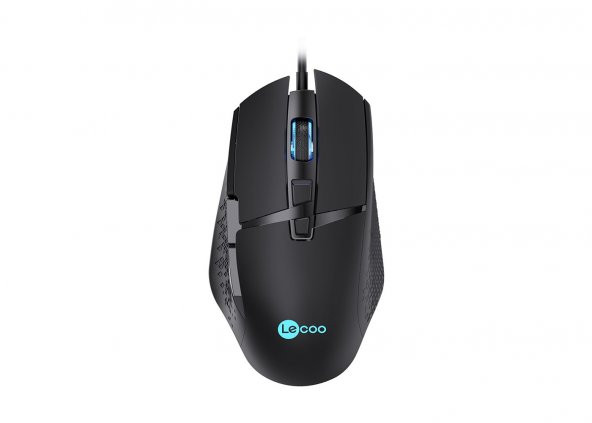 Lenovo Lecoo MG1101 6400 DPI 8 Tuşlu Kablolu RGB LED Aydınlatmalı Siyah Gaming Mouse