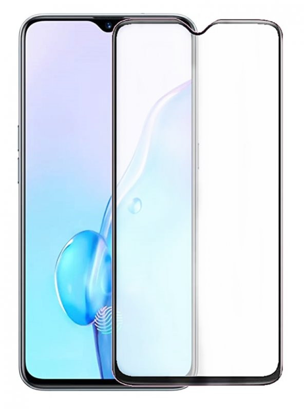 Vivo Y20 Ekran Koruyucu 2 Adet Temperli 5D Tam Ekran Cam