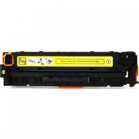 Canon I-Sensys LBP-612CDW Yazıcı Uyumlu Muadil Toner Sarı 045