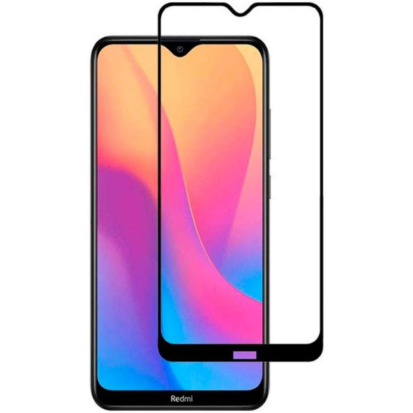 Xiaomi Redmi 8 Ekran Koruyucu 2 Adet Temperli 5D Tam Ekran Cam - 1