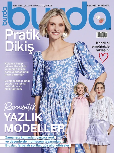 BURDA PRATİK DİKİŞ 2025/02