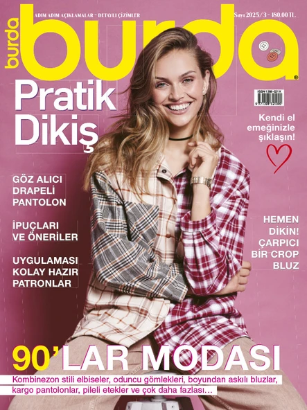BURDA PRATİK DİKİŞ 2025/03 - Resim 1