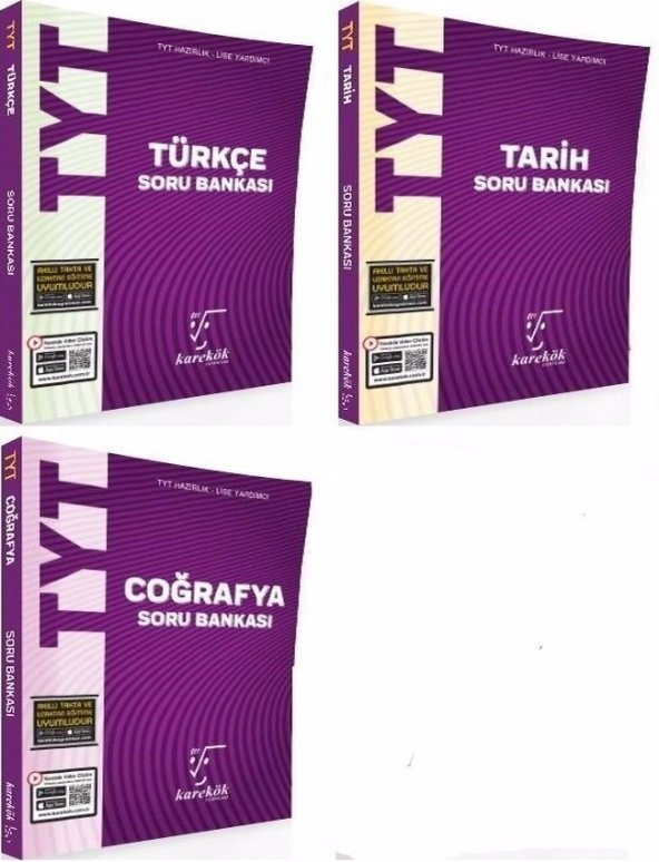Karekök Yayınları TYT Türkçe Coğrafya Tarih Soru Bankası