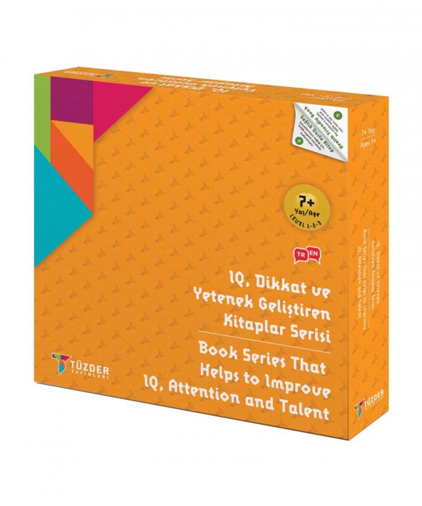 9lu Set (7+ Yaş) (Level-1-2-3) / IQ Dikkat Ve Yetenek Geliştiren Kitaplar Serisi