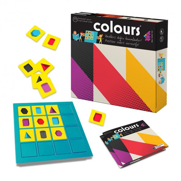COLOURS (Renklerle Sudoku) Zeka ve Akıl Oyunu 4+ Yaş 1+ Oyuncu