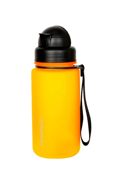 Tritan Pipetli 400ml Su Matarası Turuncu - 1