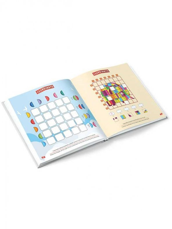 COORDINATE 8+ Yaş  IQ, Dikkat ve Yetenek Geliştiren Kitaplar Serisi - 2