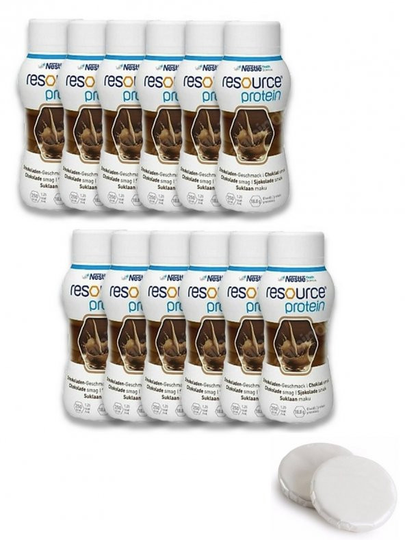 12 Adet Nestle Resource Protein Çikolata + Mini sabun Hediye