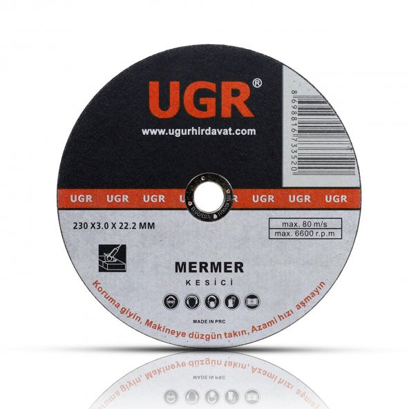 Ugr Mermer Kesici Taşlama Makinesi Diski 230X3X22 mm - 2