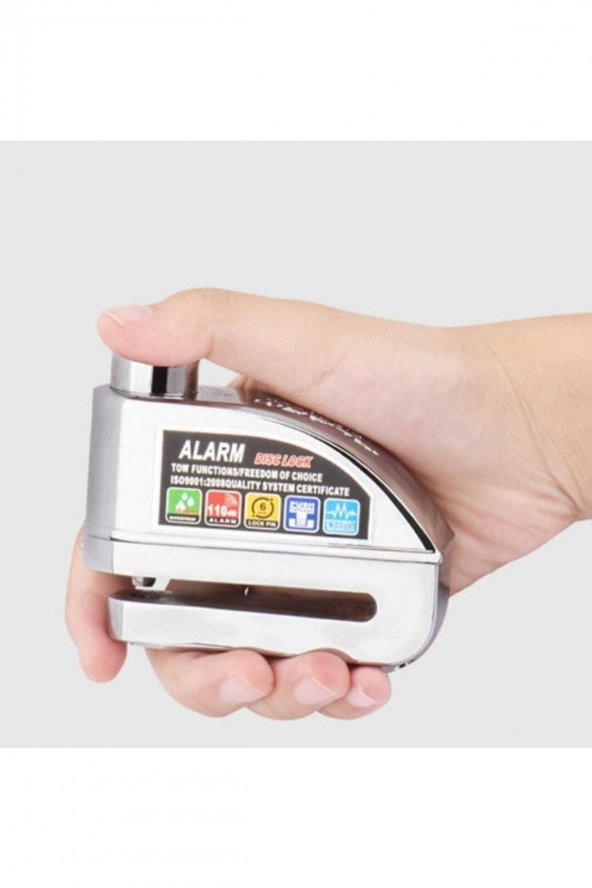 Alarm Disk Kilit 110dp Gri ürün görseli