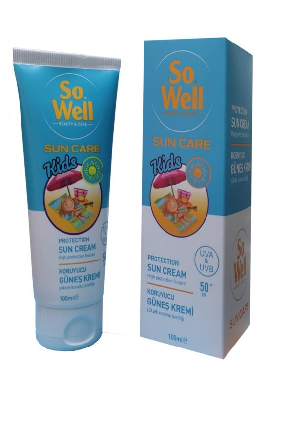 Sowell So Well Çocuk Güneş Kremi Spf 50+ Faktör 100 Ml