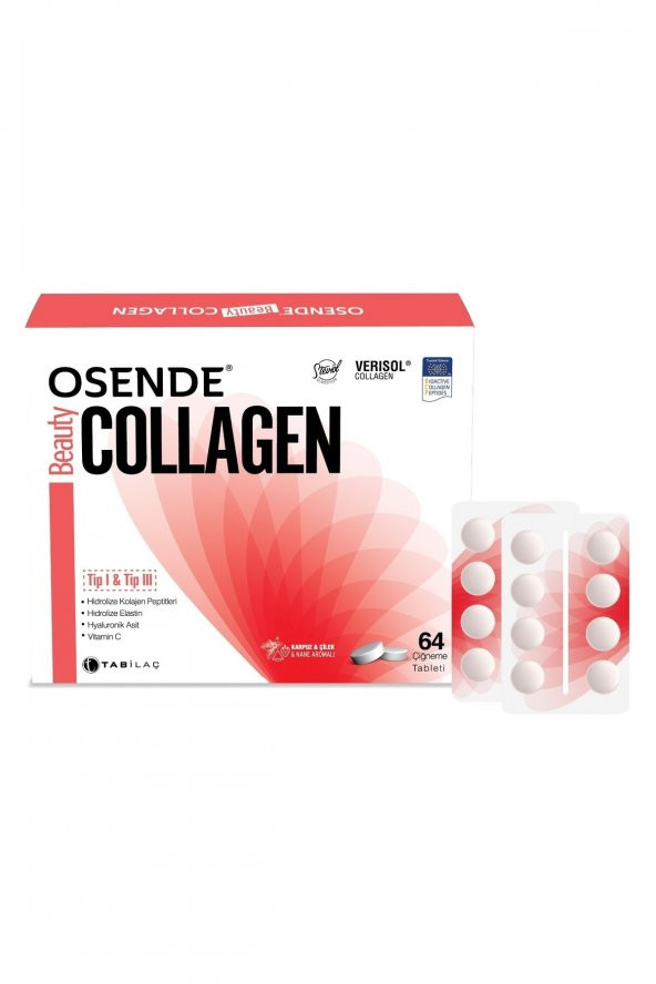 OSENDE Beauty Collagen Çiğneme Tableti 8680133001512