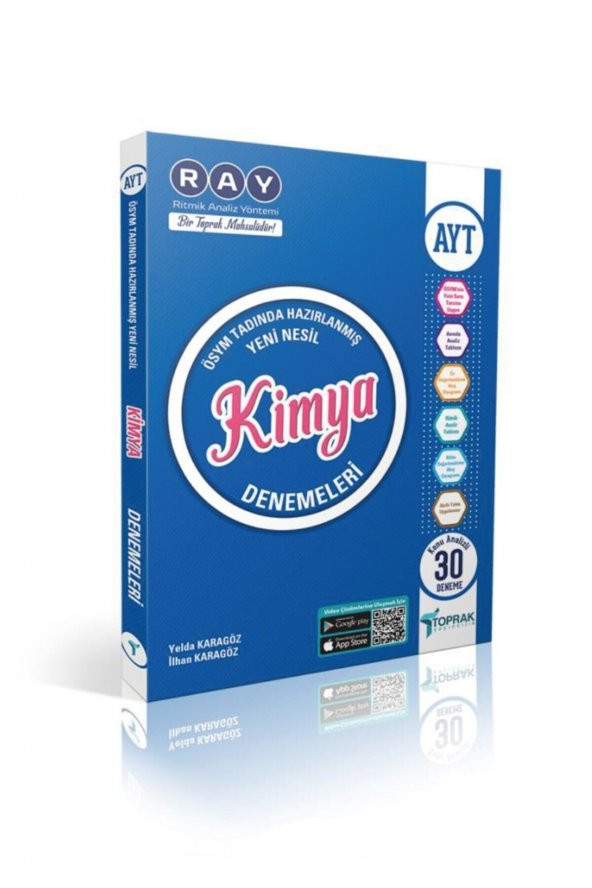 Toprak Ayt Kimya Deneme Kitabı (30Lu)
