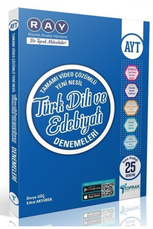Toprak Ayt Türk Dili Ve Edebiyatı Deneme Kitabı (25Li)