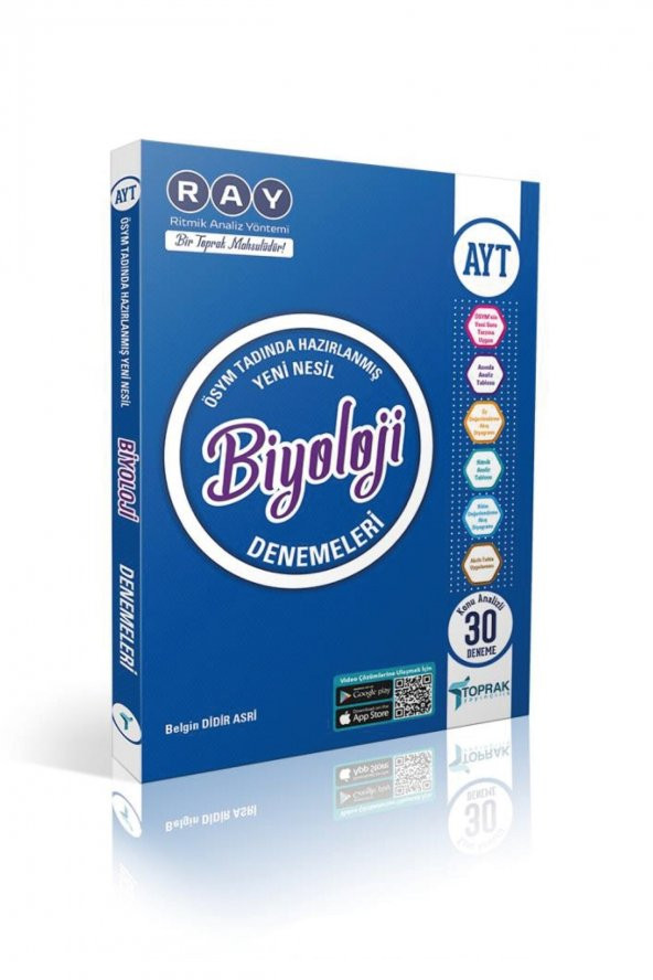Toprak Ayt Biyoloji Deneme Kitabı (30Lu)