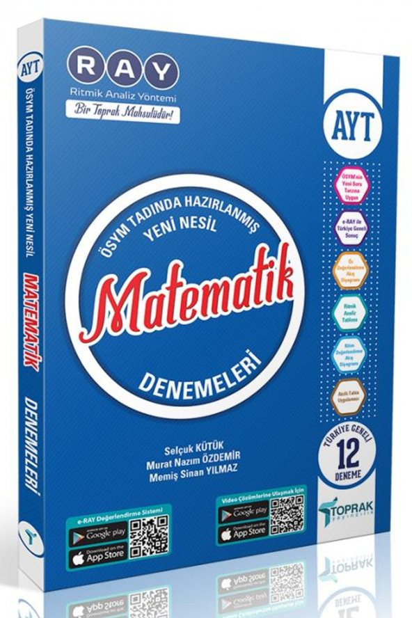 Toprak Ayt Matematik Deneme Kitabı (12Li)