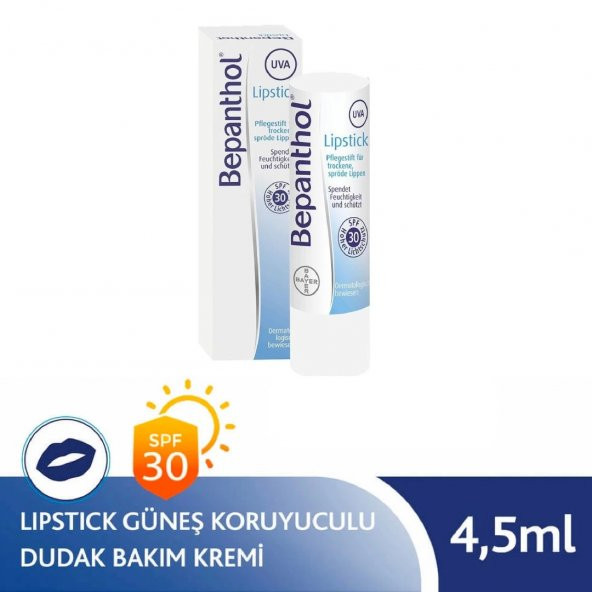 Bepanthol Lipstick Güneş Koruyucu Dudak Bakım Kremi 4,5 Gr - 1