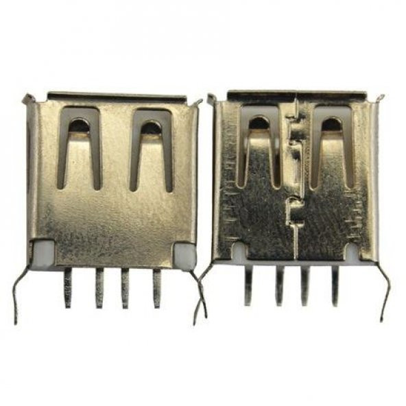 USB Type A Dişi ŞASE SOKET DİK (IC-265A)