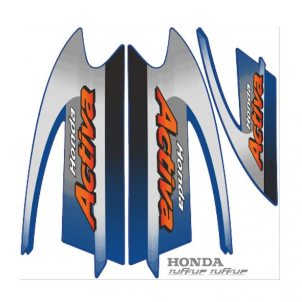 Honda Activa Uyumlu Sticker Seti (2000-2010 Uyumludur)