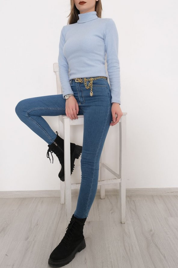 Balıkçı Yaka Body Bebemavi - 8338.1567. - 2