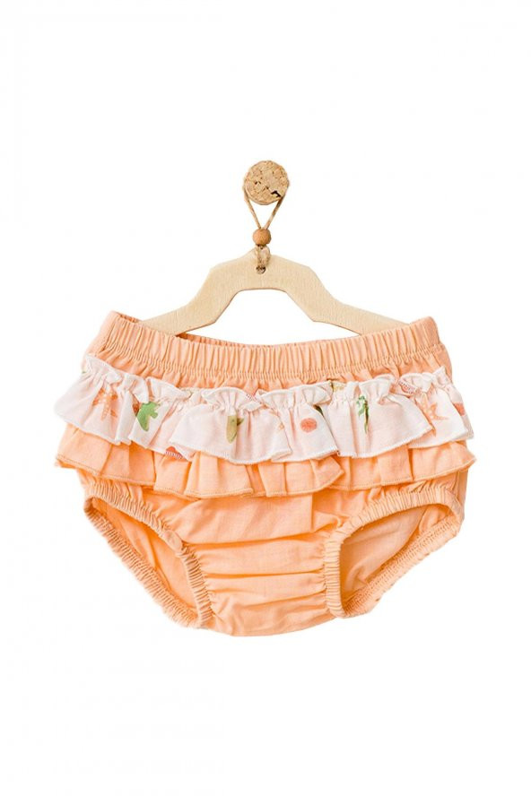 Andywawa Kız Bebek Ekru Desenli  Alt Üst Takım AC21526R - 3