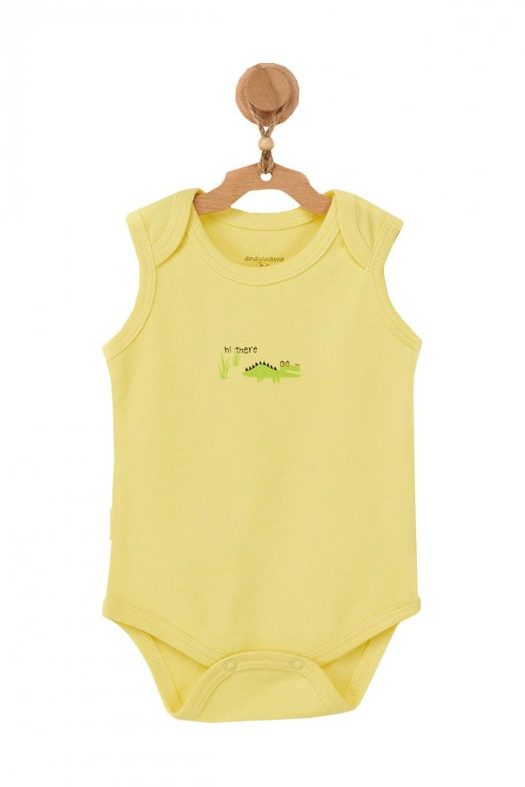 Andywawa Erkek Bebek Hayvan Motifli 2li Body AC22534 - 2
