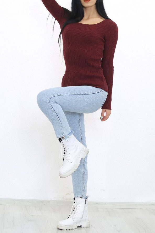 Kare Yaka Body Bordo - 7660.1319. - 3