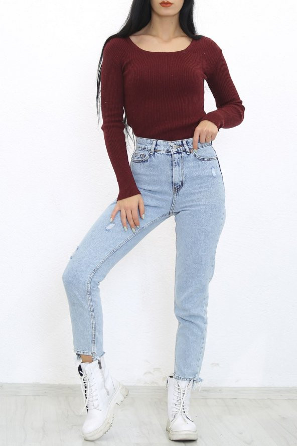 Kare Yaka Body Bordo - 7660.1319. - 4