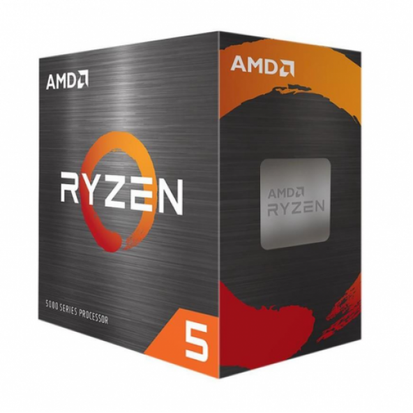 AMD RYZEN 5 5500 6 Core, 3,60-4.20GHz,  19Mb Cache, 65W, Wraith Stealth FAN, AM4 Soket, BOX (Kutulu) (Grafik Kart YOK, Fan VAR) - 1