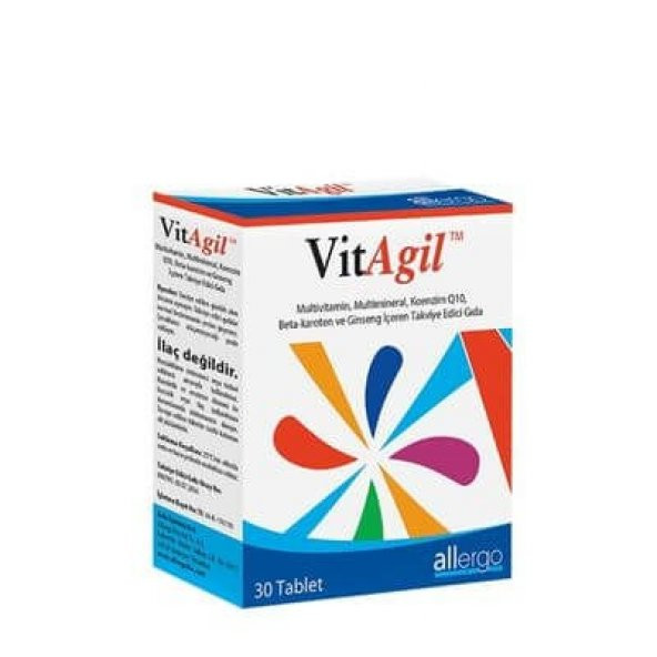 Allergo VitaAgil Multivitamin-Mineral 30 Tablet