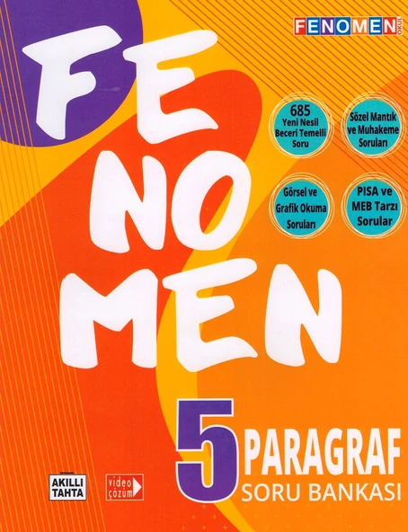 FENOMEN 5.SINIF PARAGRAF SORU BANKASI-B