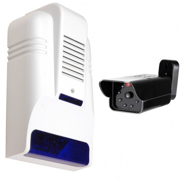 LOREX LR-OS30D Caydırıcı Soygun Alarm Sireni  LR-D12IR Caydırıcı Kamera Seti