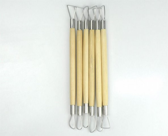 Dip Alma Seti 6lı | Ahşap Saplı 18 CM ürün görseli