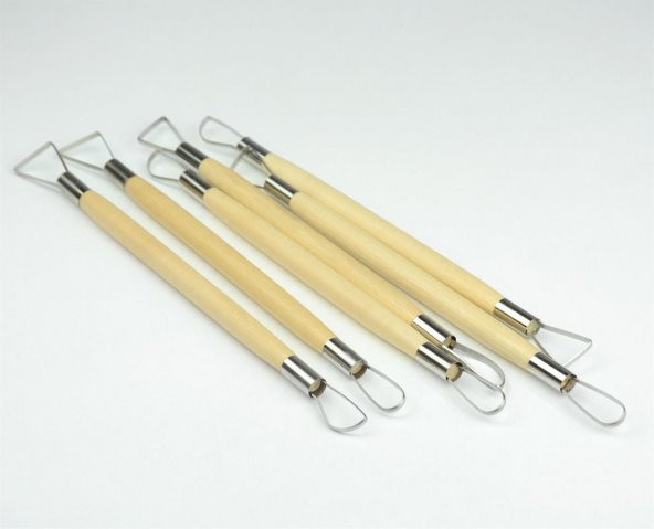 Dip Alma Seti 6lı | Ahşap Saplı 18 CM - Resim 2