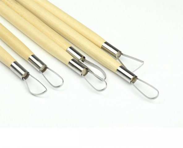 Dip Alma Seti 6lı | Ahşap Saplı 18 CM - Resim 4