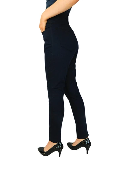 Kadın Kanvas Pantolon Yüksek Bel BGL-ST01558 - Resim 8