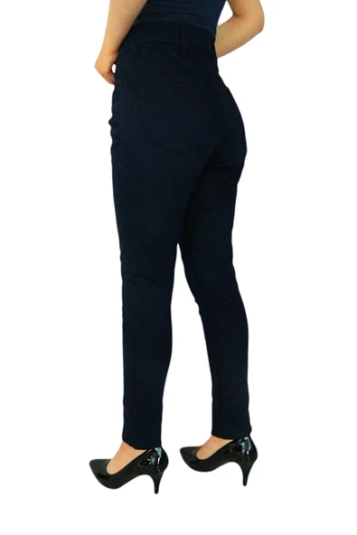 Kadın Kanvas Pantolon Yüksek Bel BGL-ST01558 - Resim 7