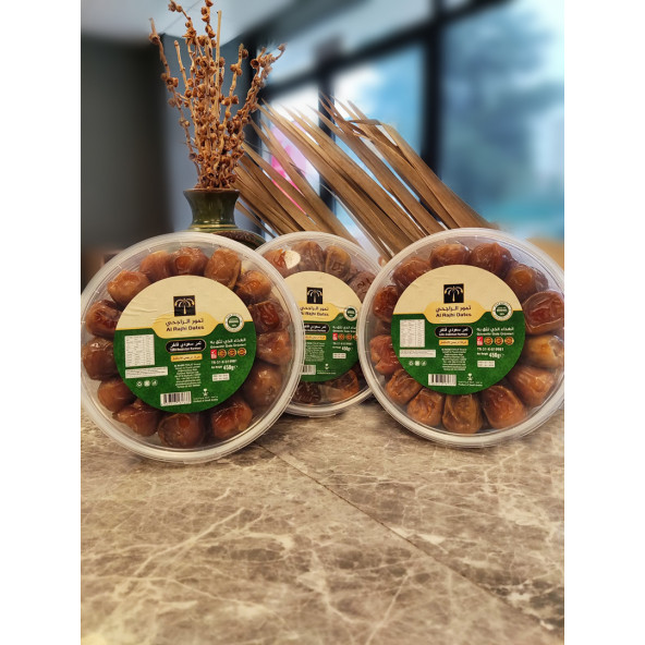 HİCAZİ Sukkari Yaş Hurma 3'lü Paket (1500 gr)