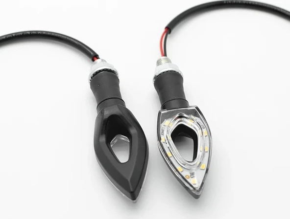 Sinyal Led Delikli Siyah (sarı Işık) E Belgeli - Resim 2