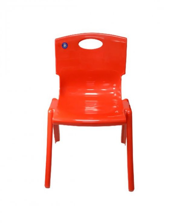 1 Kalite Kırılmaz Çocuk Sandalyesi Kreş ve Anaokulu Sandalyesi Kırmızı 2 Adet