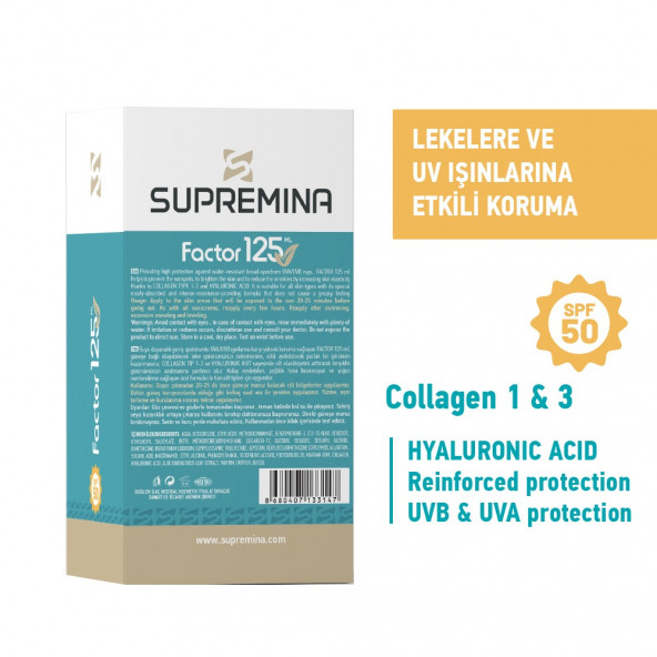 Supremina Factor Pigmenta SPF50 125 ml - 4