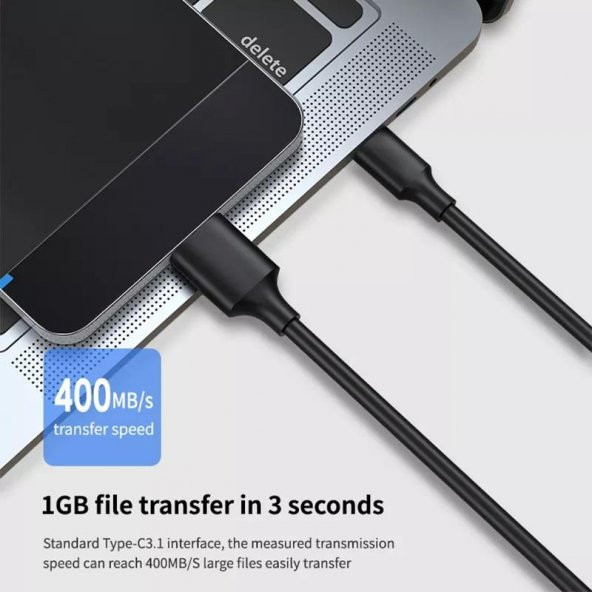 PrimeX PX-610 1.5 Metre TYPE C to Micro USB B Kablo, Type C Harici Harddisk kablosu, Type C Micro b Kablo, Type C USB b Kablo - 7