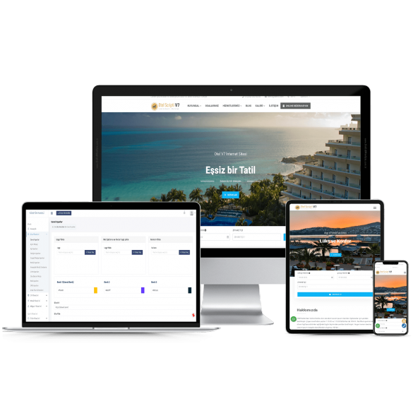 Otel V7 Web Site Teması