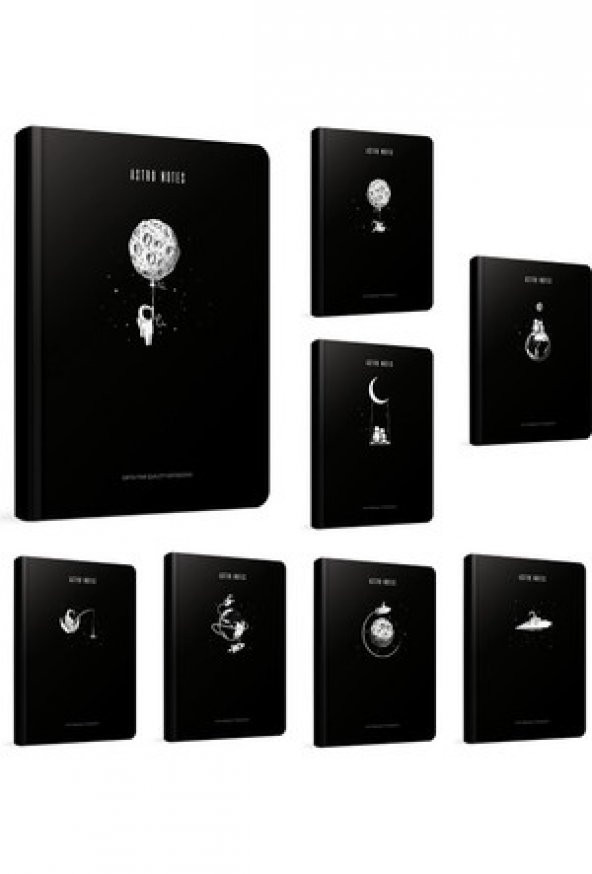 Astro Notes Sp.Karton Kpk.Def.A6 80 Yp.Çiz. (36 lı paket)