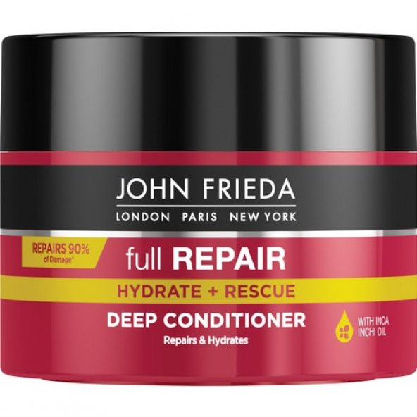 John Frieda Hassas Ve Hasar Görmüş Saçlar İçin Onarıcı Saç Bakım Maskesi 250 ml