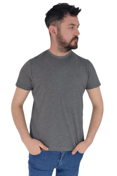 Erkek Sıfır Yaka Tişört Ottoman BGL-ST01890 - Resim 6